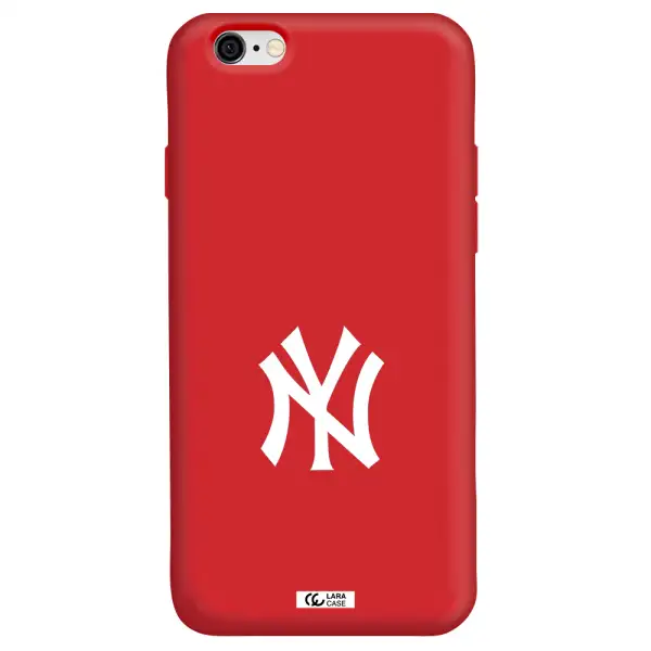 Cute Avocados Apple iPhone 6 Silicone Imperial Red Case