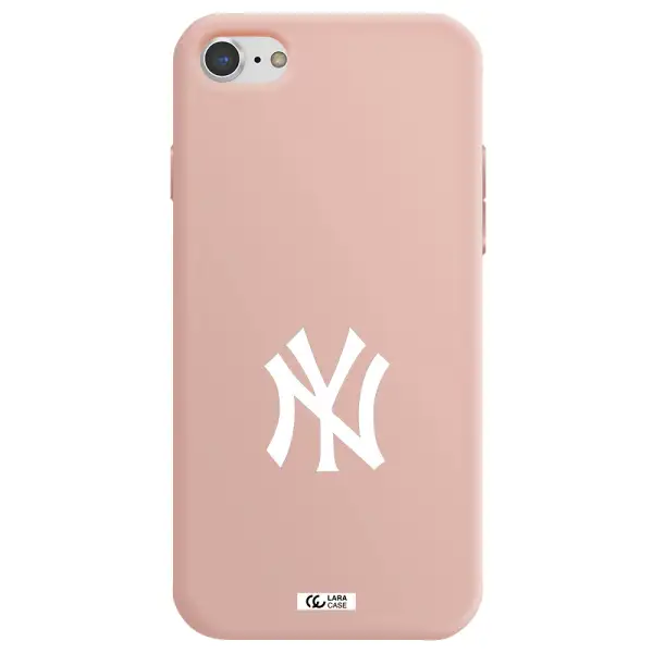 Cute Avocados Apple iPhone 7 Silicone pastel pink Case