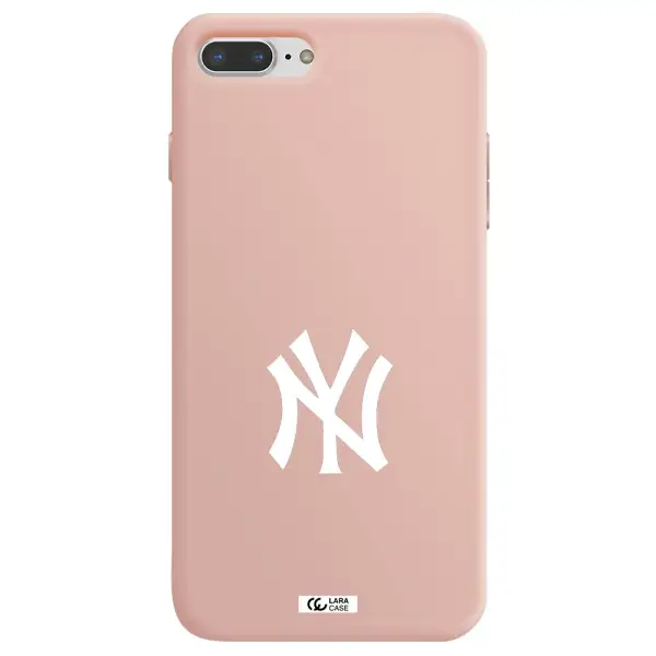 Cute Avocados Apple iPhone 8 plus Silicone pastel pink Case