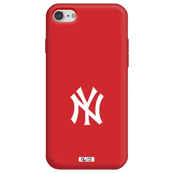 Cute Avocados Apple iPhone 8 Silicone Imperial Red Case