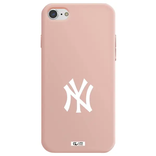 Cute Avocados Apple iPhone 8 Silicone pastel pink Case