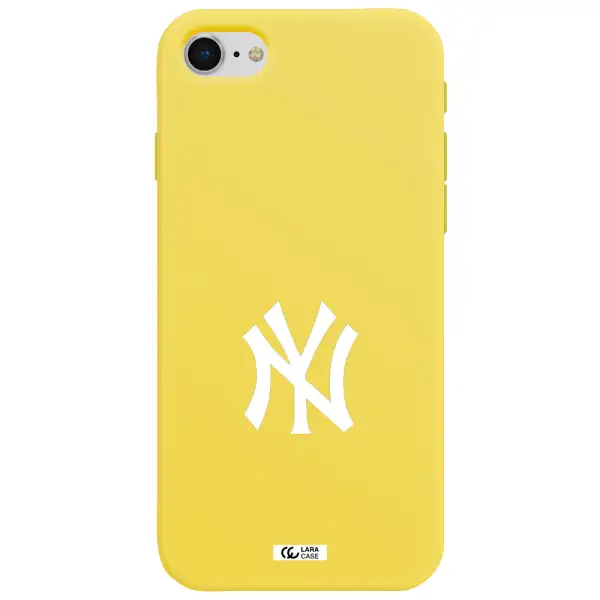 Cute Avocados Apple iPhone se 2020 Silicone canary yellow Case