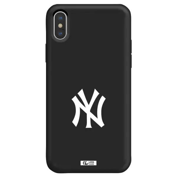 Cute Avocados Apple iPhone X Silicone black Case