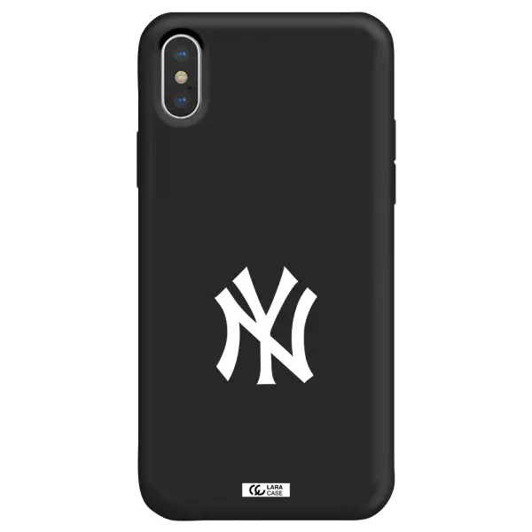 Cute Avocados Apple iPhone XS Silicone black Case