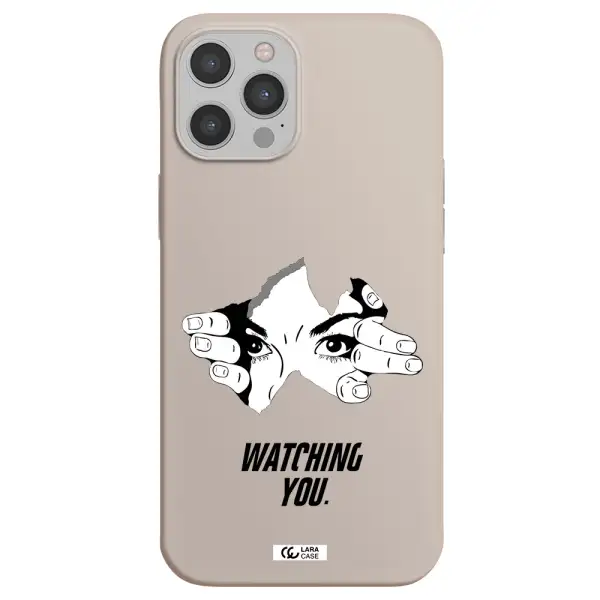 a hand with a hole in the wall Apple iPhone 12 pro Silicone Stone Case