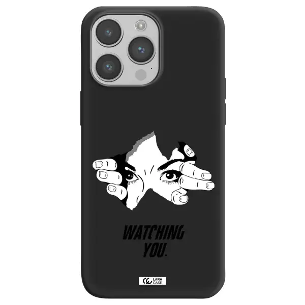 a hand with a hole in the wall Apple iPhone 14 pro max Silicone black Case