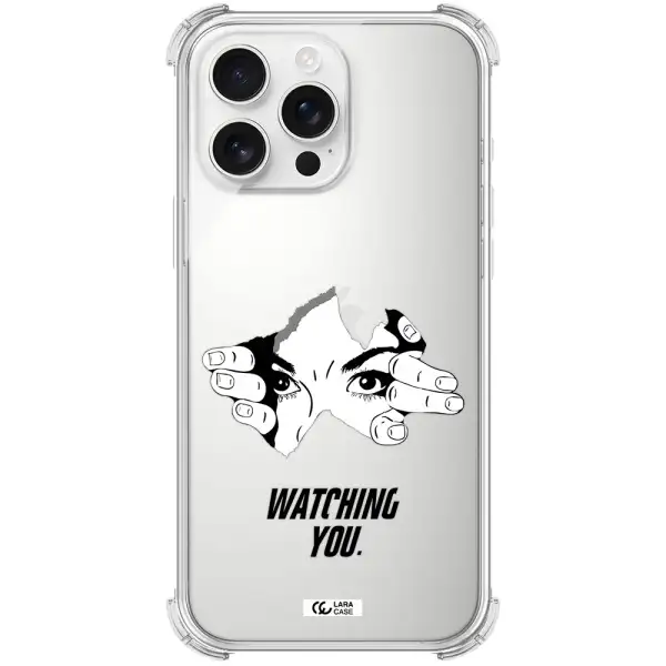 A Hand With A Hole In The Wall Apple Iphone 16 Pro Max Clear Pc Case