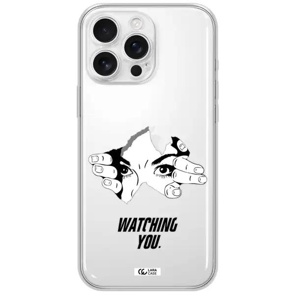 A Hand With A Hole In The Wall Apple Iphone 16 Pro Max Clear Tpu Case