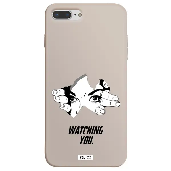 a hand with a hole in the wall Apple iPhone 7 plus Silicone Stone Case
