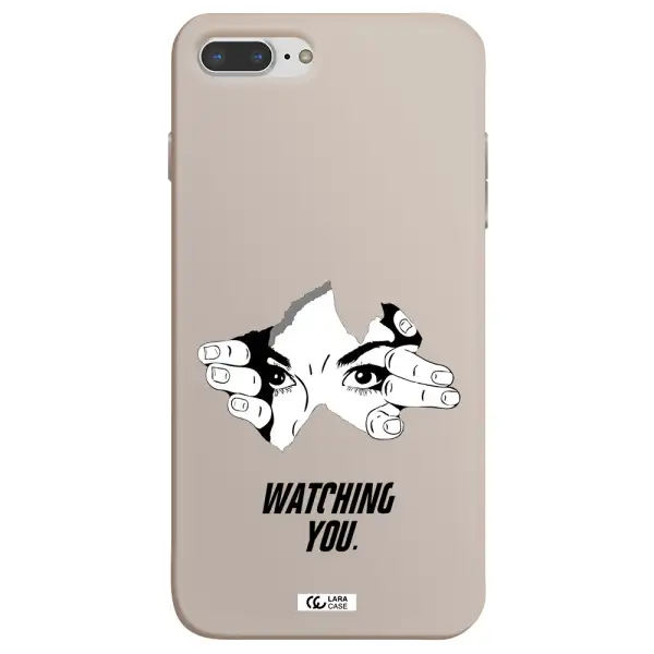 a hand with a hole in the wall Apple iPhone 8 plus Silicone Stone Case