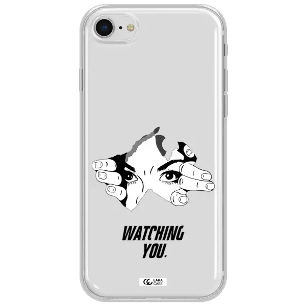 A Hand With A Hole In The Wall Apple Iphone Se 2020 Clear Tpu Case