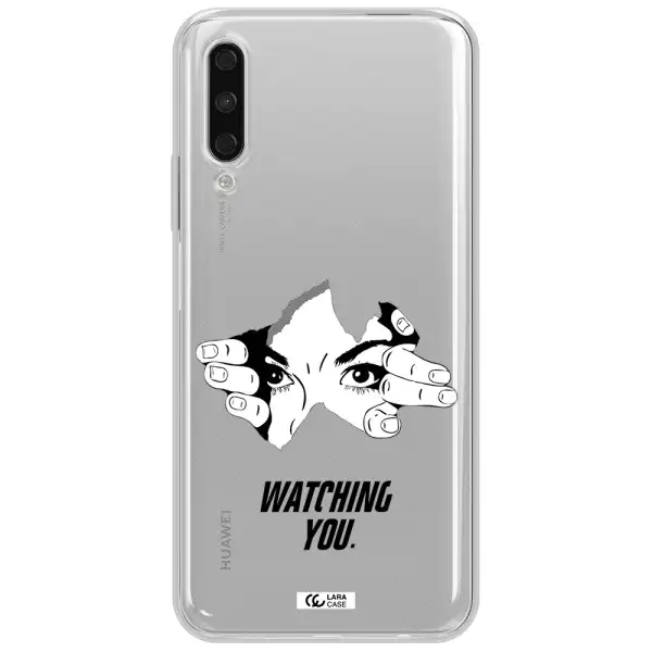 A Hand With A Hole In The Wall Huawei Y9S Clear Tpu Case
