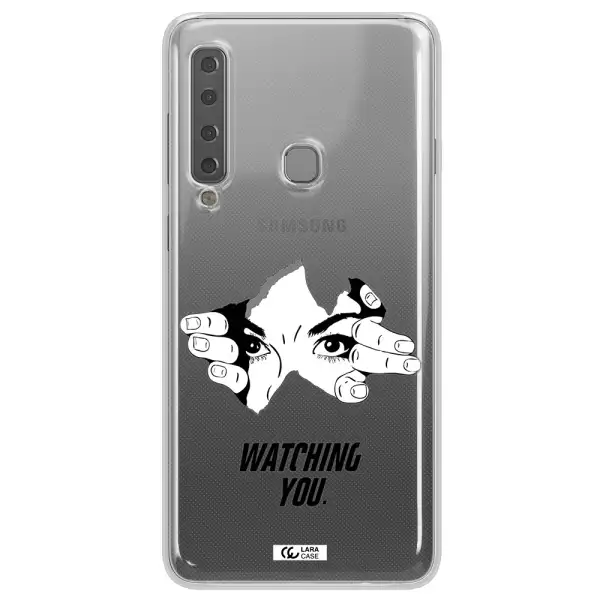 a hand with a hole in the wall Samsung A9 2018 Clear TPU Case