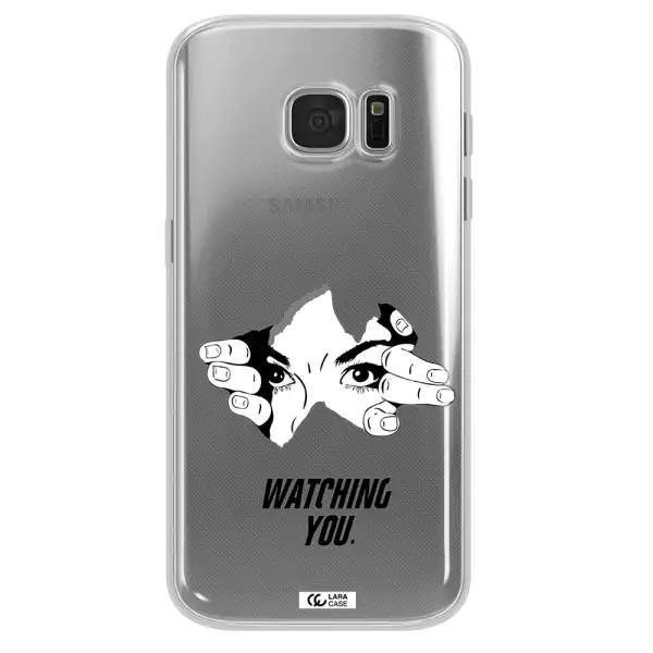 a hand with a hole in the wall Samsung S 7 Clear TPU Case