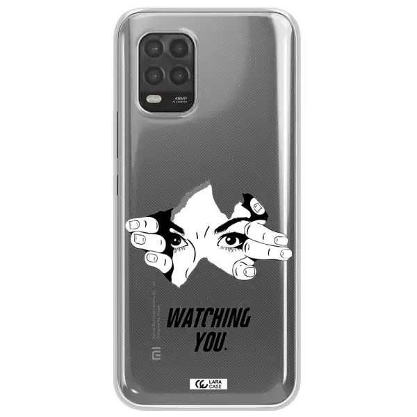 a hand with a hole in the wall Xiaomi Mi 10 Lite Clear TPU Case