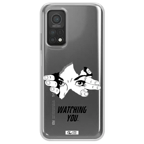 a hand with a hole in the wall Xiaomi Mi 10T Clear TPU Case