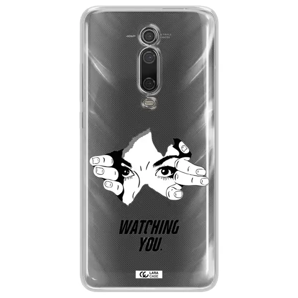 a hand with a hole in the wall Xiaomi Mi 9T Clear TPU Case