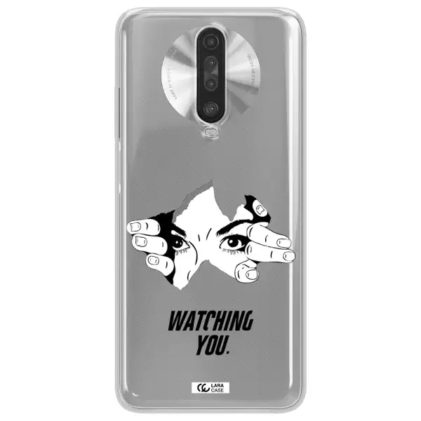 a hand with a hole in the wall Xiaomi Redmi K30 Clear TPU Case