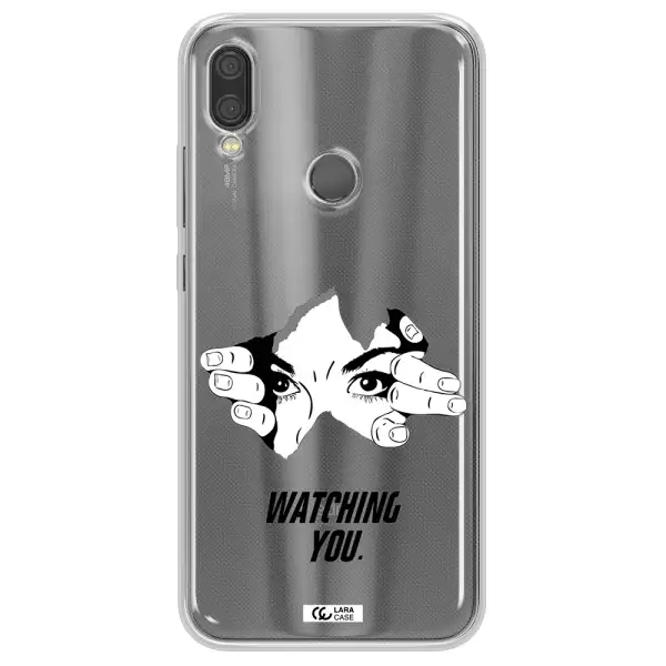 a hand with a hole in the wall Xiaomi Redmi Note 7 Clear TPU Case