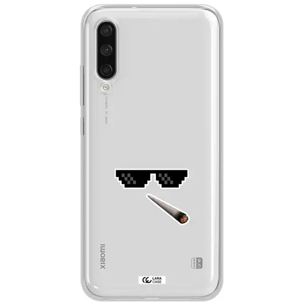 A Cigarette And Sunglasses Xiaomi Mi A3 Clear Tpu Case
