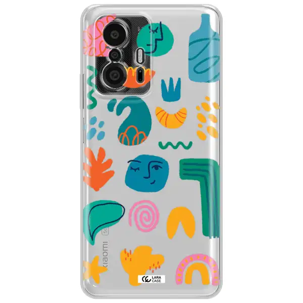 A Collection Of Colorful Shapes Xiaomi 11T Pro Clear Tpu Case