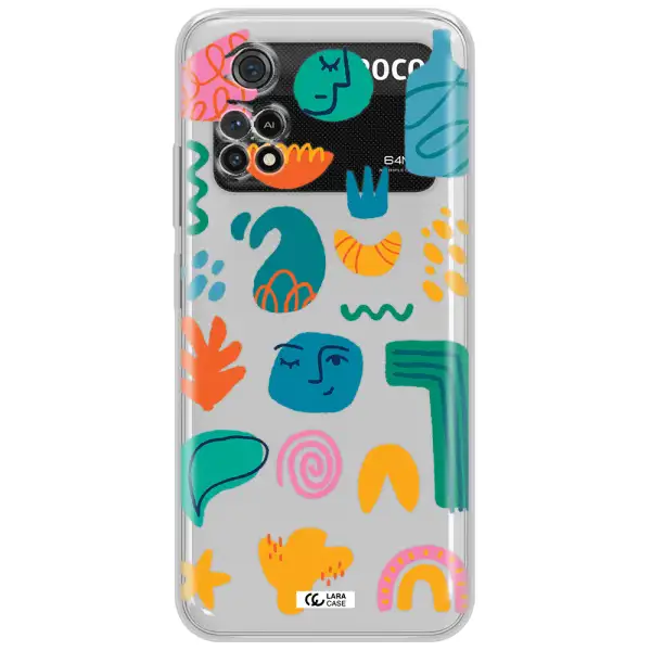 A Collection Of Colorful Shapes Xiaomi Poco M4 Pro 4G Clear Tpu Case