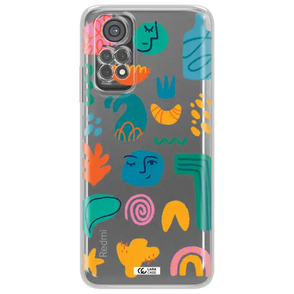 A Collection Of Colorful Shapes Xiaomi Redmi Note 11S Clear Tpu Case