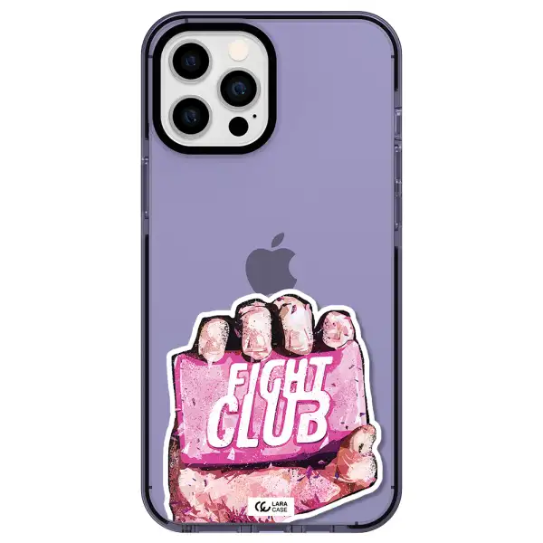 a hand holding a pink bag Apple iPhone 12 pro max impact Lilac Case