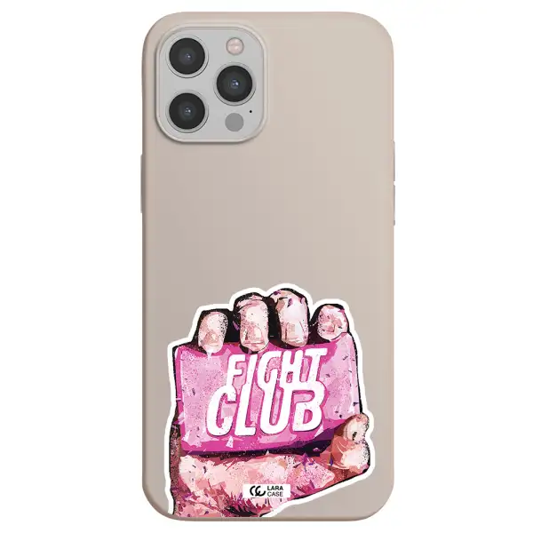 a hand holding a pink bag Apple iPhone 12 pro Silicone Stone Case