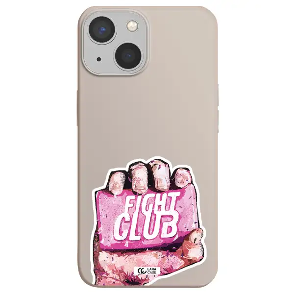 a hand holding a pink bag Apple iPhone 13 mini Silicone Stone Case