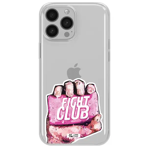 a hand holding a pink bag Apple iPhone 13 Pro Clear TPU Case