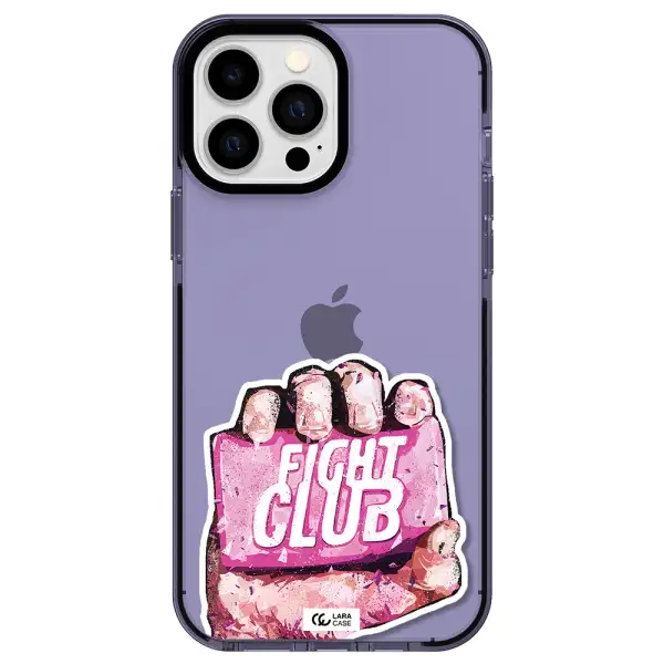 a hand holding a pink bag Apple iPhone 13 Pro Max impact Lilac Case