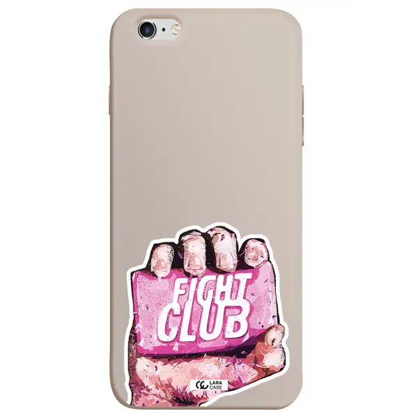 a hand holding a pink bag Apple iPhone 6 plus Silicone Stone Case