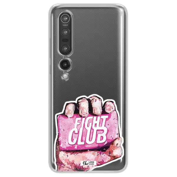 a hand holding a pink bag Xiaomi Mi 10 Pro Clear TPU Case