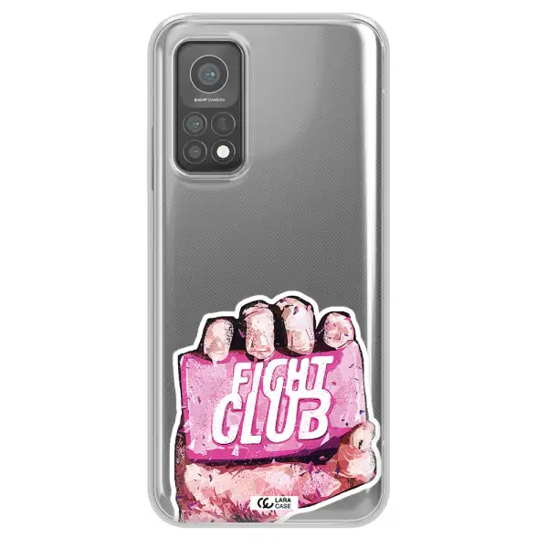 a hand holding a pink bag Xiaomi Mi 10 T Pro Clear TPU Case