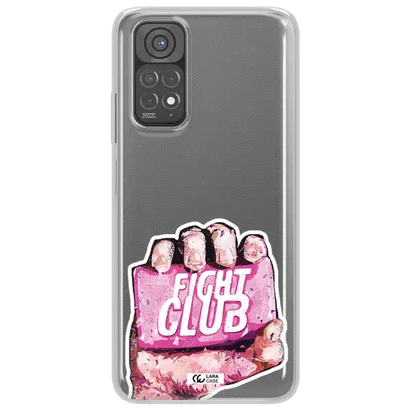a hand holding a pink bag Xiaomi Redmi Note 11 Clear TPU Case
