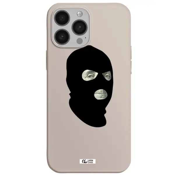 a person wearing a mask Apple iPhone 13 Pro Silicone Stone Case