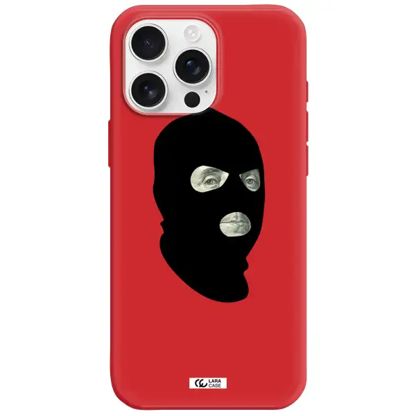 A Person Wearing A Mask Apple Iphone 16 Pro Max Silicone Stone Case