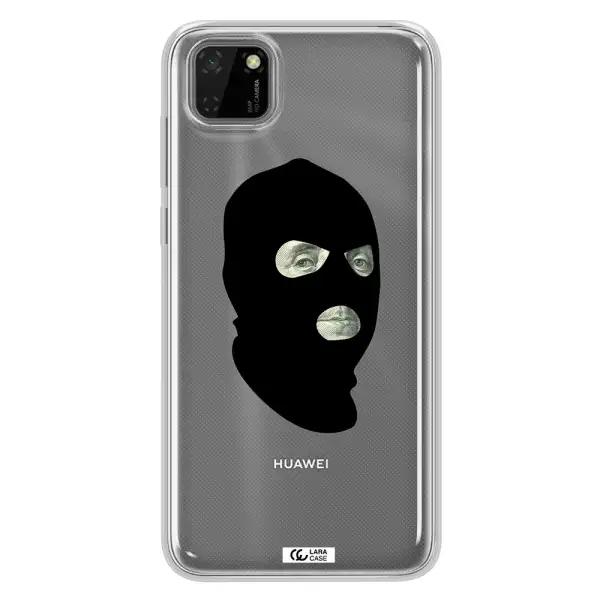 a person wearing a mask Huawei Honor 9S Clear TPU Case