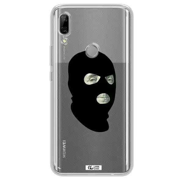 a person wearing a mask Huawei P Smart Z Clear TPU Case