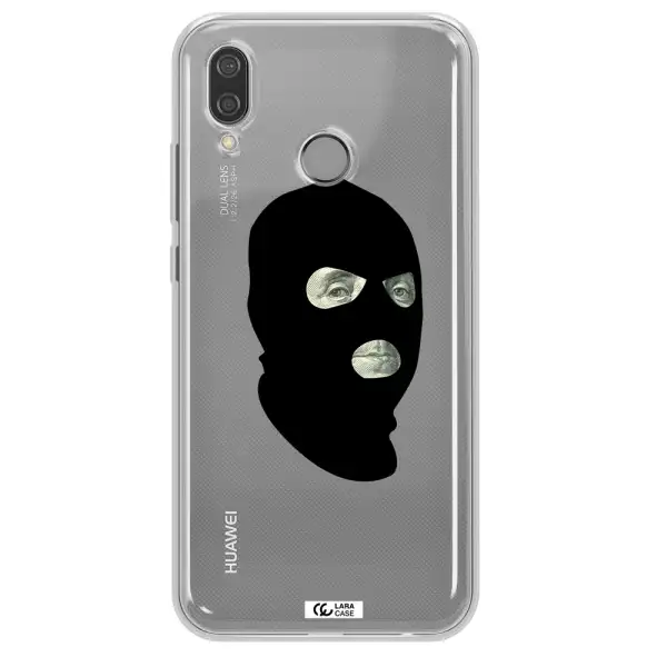 a person wearing a mask Huawei P20 Lite Clear TPU Case