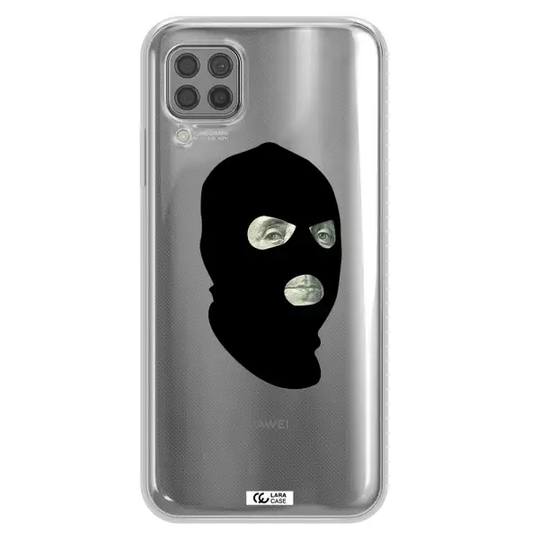 a person wearing a mask Huawei P40 Lite Clear TPU Case