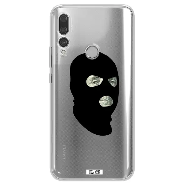 a person wearing a mask Huawei Y9 Prime 2019 Clear TPU Case
