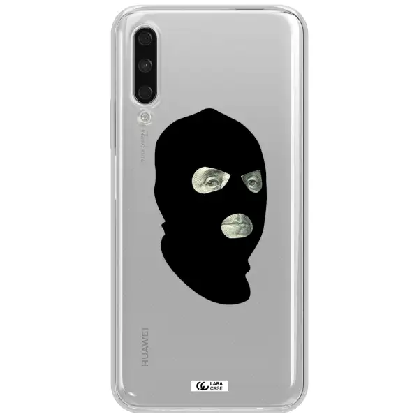 A Person Wearing A Mask Huawei Y9S Clear Tpu Case