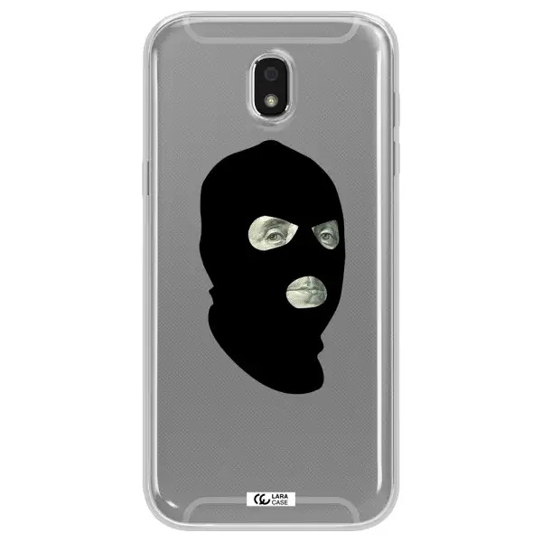 a person wearing a mask Samsung J5 2017 Clear TPU Case