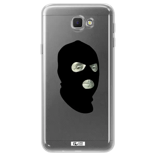 a person wearing a mask Samsung J5 Prime Clear TPU Case