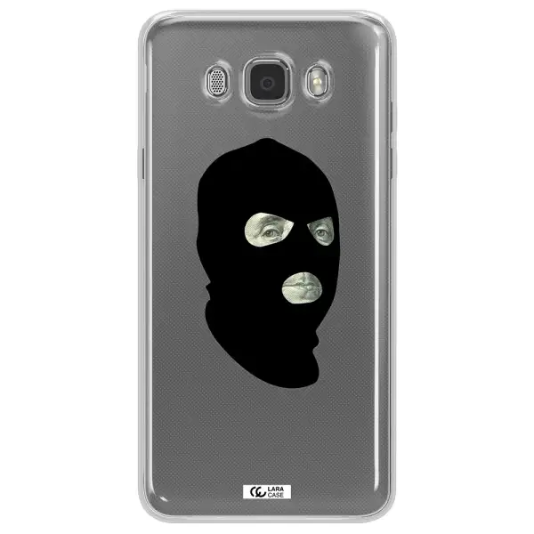 a person wearing a mask Samsung J7 2016 Clear TPU Case