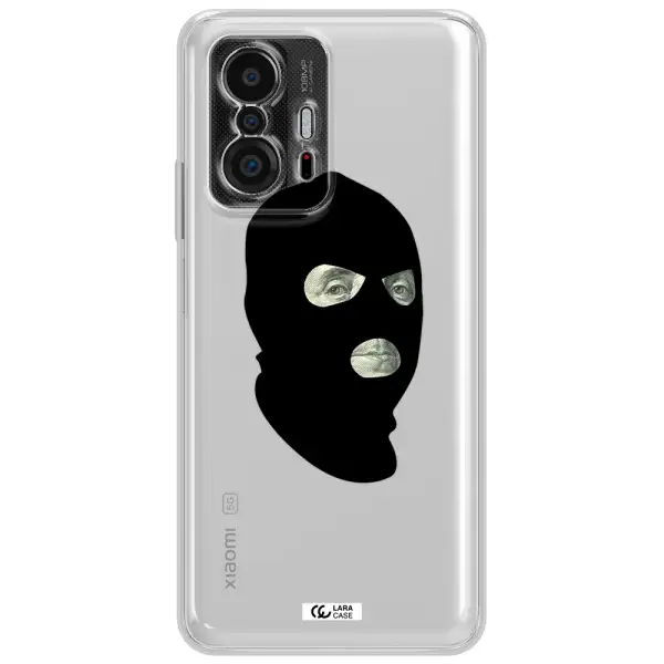 A Person Wearing A Mask Xiaomi 11T Clear Tpu Case