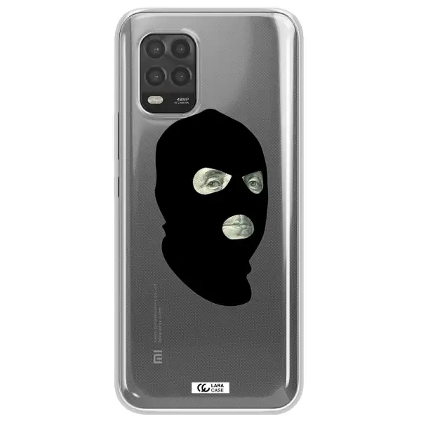 a person wearing a mask Xiaomi Mi 10 Lite Clear TPU Case