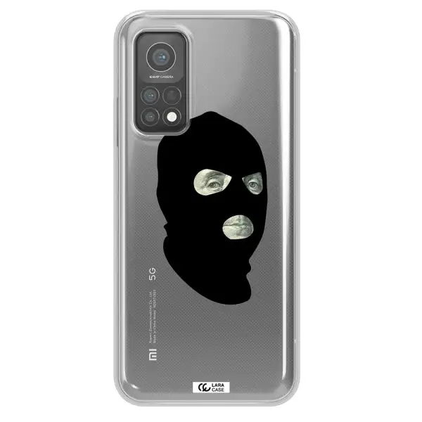 a person wearing a mask Xiaomi Mi 10 T Pro Clear TPU Case